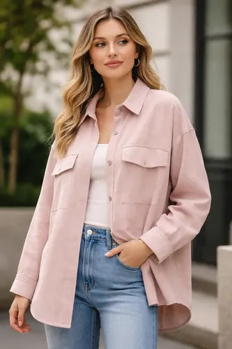 Saco Camisaco Twill Sastrero Talle Grande Oversize