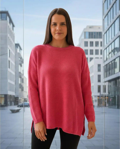 Sweater Pullover Tejido Modelo Grande Xxl Oversize