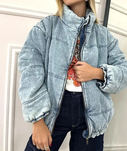 Campera De Abrigo Puffer Jean