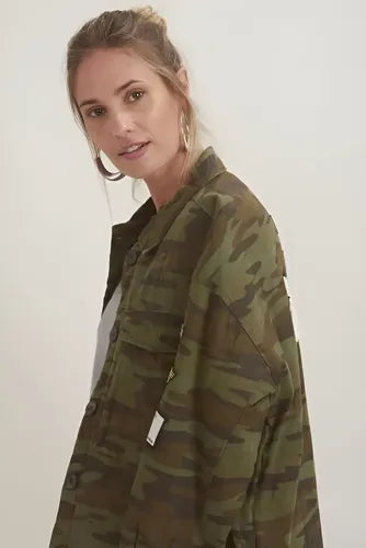 Campera Parka Camuflada Importada Forrada Matelaseada