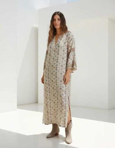 Vestido De Seda Hindú Túnica Mod. 10