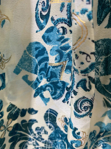 Pollera De Seda Hindú Evasé