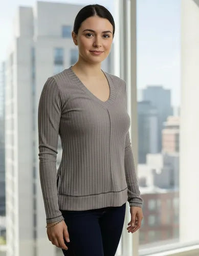 Remeras Buzo Morley  Gris Liso Único Lisa