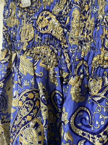 Pollera De Seda Hindú Evasé