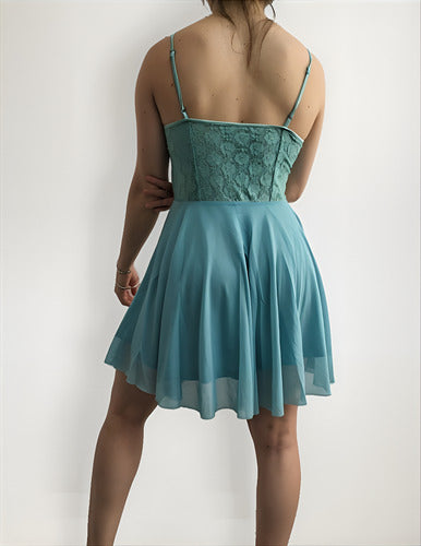 Vestido Corto Fiesta Encaje