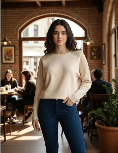 Sweater  Importado Paillettes Lentejuelas