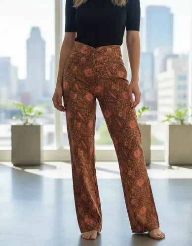 Pantalón Liviano Importado Estampado Colores