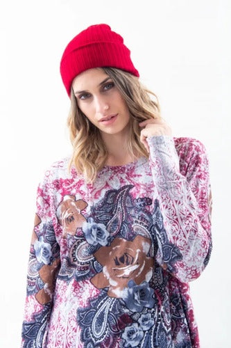 Sweater De Lanilla Con Estampa. Importados  Varios Modelos