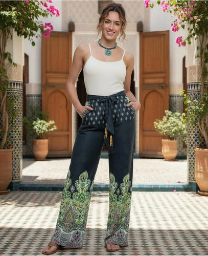 Pantalón Estampado Liviano Importado