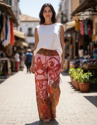 Pantalón Liviano Importado Estampado