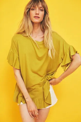 Remera Modal  Amplia Talle Grande Rojo Liso Único Lisa
