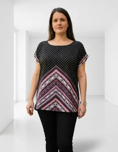 Remera Blusa Importada Estampada Manga Corta