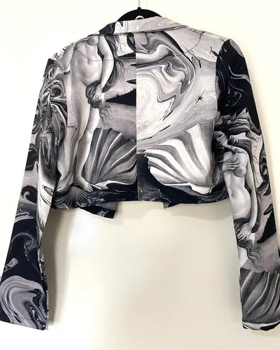 Saco Chaqueta Fiesta Noche Venus Collage Cupido Arte