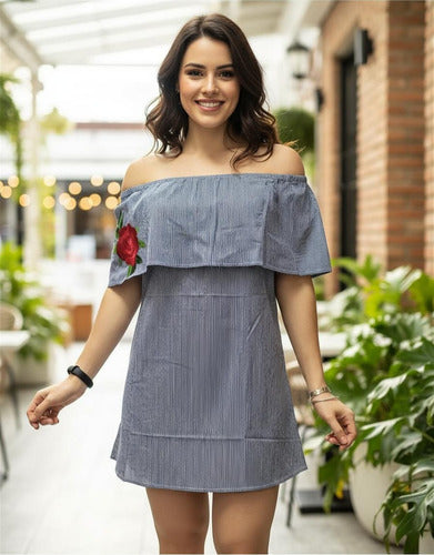 Blusa Bordada Paisana Larga