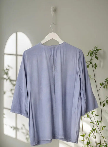 Blusa Tunica Camisa Importada Manga 3/4
