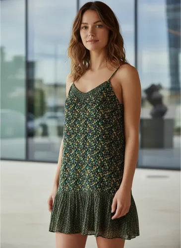 Vestido Solero Gasa Importado Boho
