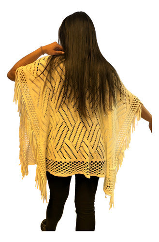 Poncho Ruana Tejidos Importados