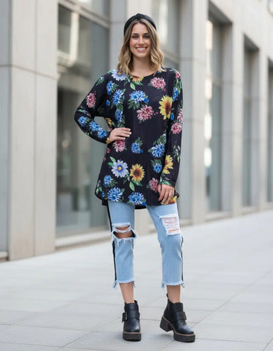 Sweater De Lanilla Con Estampa. Importados  Varios Modelos