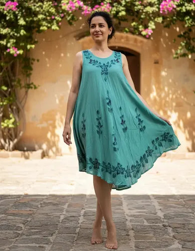 Vestido Solero India Hindú Talle Grande Nuevo 2da Selección