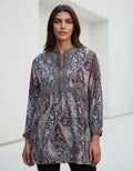 Camisa Blusa Tunica Importada Boho Hippie Chic  Azul L