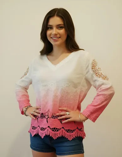 Camisa Blusa Importada Estilo Boho Batik