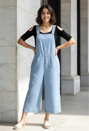 Jardinero Enterito Denim Jean Celeste Lisa M