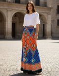 Pollera Larga Maxi Estampada