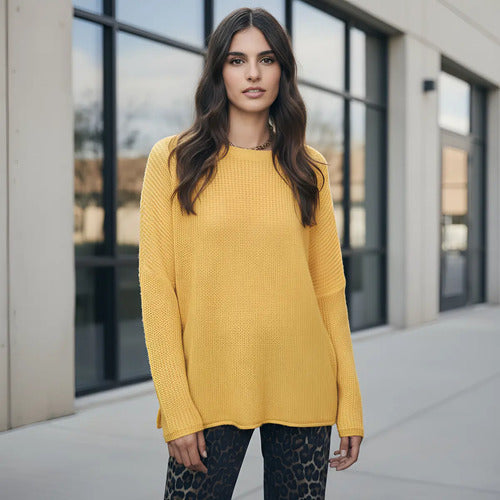 Sweater Pullover Tejido Modelo Grande Xxl Oversize