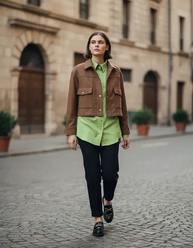 Chaqueta Campera Paño Corta