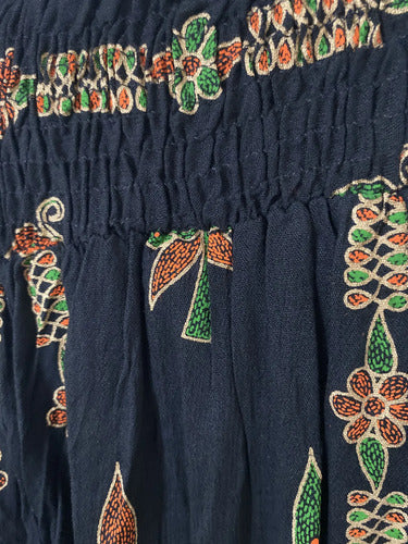 Pantalon Palazzo Hindu Hippie Chic T/ Rapsodia Talle M A Xl