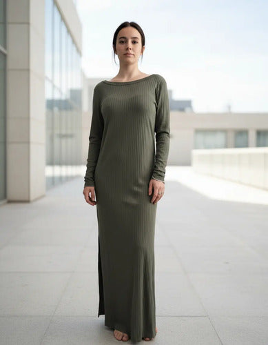 Vestido Largo Al Cuerpo Diseño Marca Vestite Y Andate