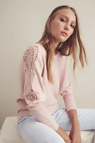 Sweater  Importado Strass (76) Negro Unico