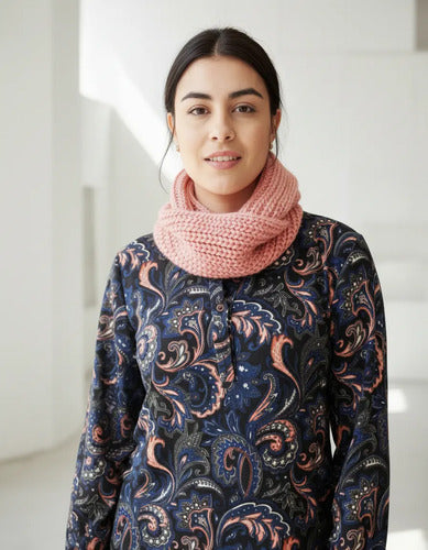 Camisa De Lanilla Importada Talle L