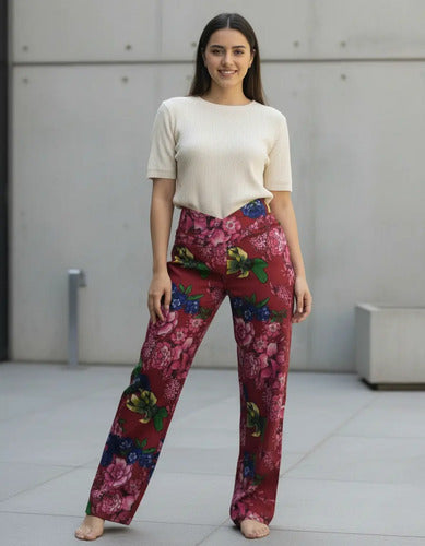 Pantalón Liviano Importado Estampado Colores
