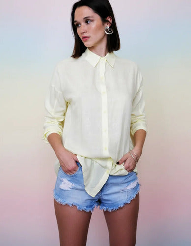 Camisa Camisola Oversize De Diseño Marca Vestite Y Andate