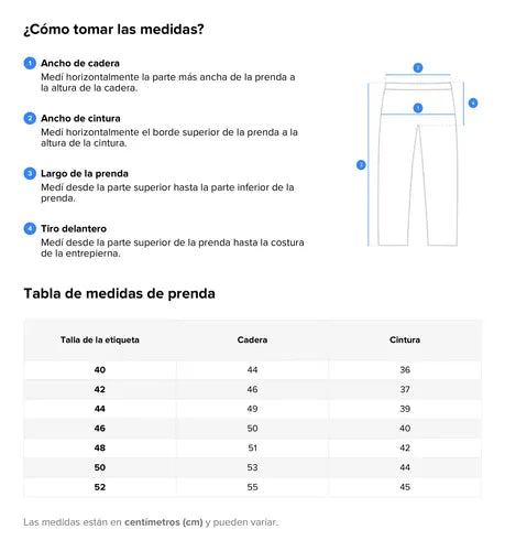 Pantalón Tipo Calza De Jean Talle Grande