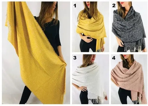 Pashmina Chalina Ruana Grande