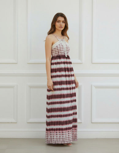 Vestido Solero Largo Importado Hippie Chic Estilo Vars