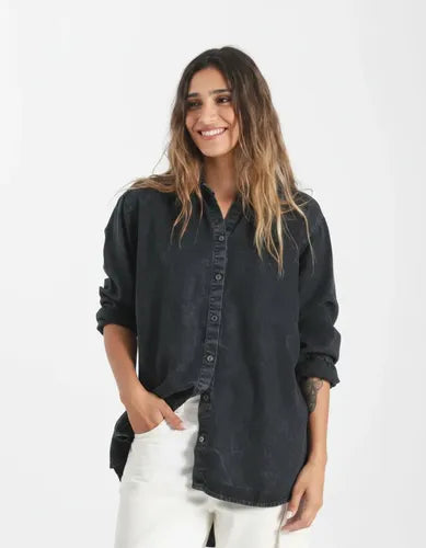 Camisa De Jean Importada Nevada Modelo Grande