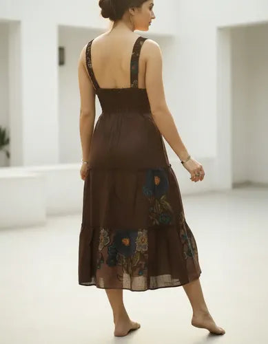 Solero Vestido Importado Estampado India Boho