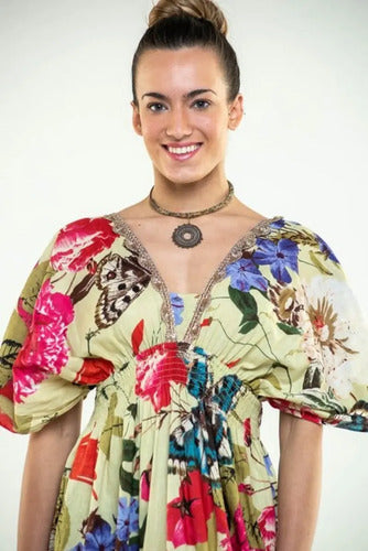 Vestido  Largo Importado  Boho Estampado