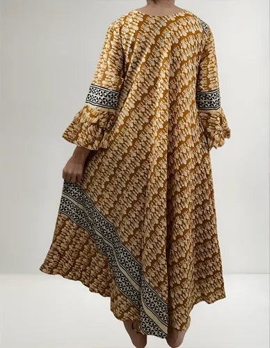 Vestido De India De Algodón Modelo Grande Hasta  Xxxl
