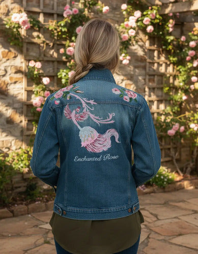 Campera De Jean Bordada