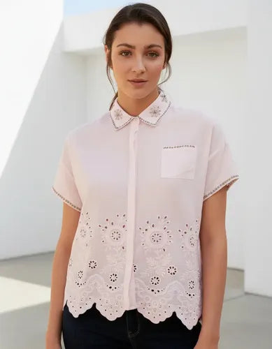 Camisa Blusa Importada Tipo Vars Broderie