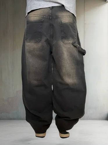 Pantalón Jean Baggy Hombre Oxido Liso 44