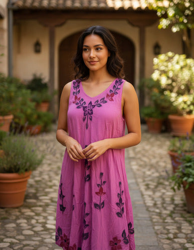 Vestido Solero India Hindú Talle Grande Nuevo 2da Selección