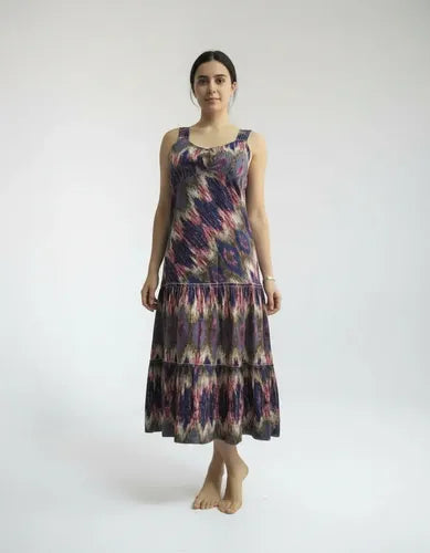 Solero Vestido Importado Estampado India Boho