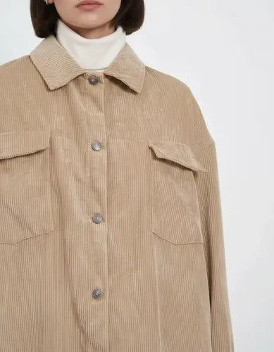 Campera Camisaco De Corderoy Modelo Grande