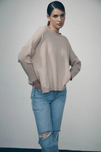 Sweater Tejido Grande Oversize