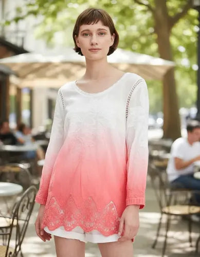 Blusa Camisa  Importada Batik  Puntilla Boho Hippie Chic